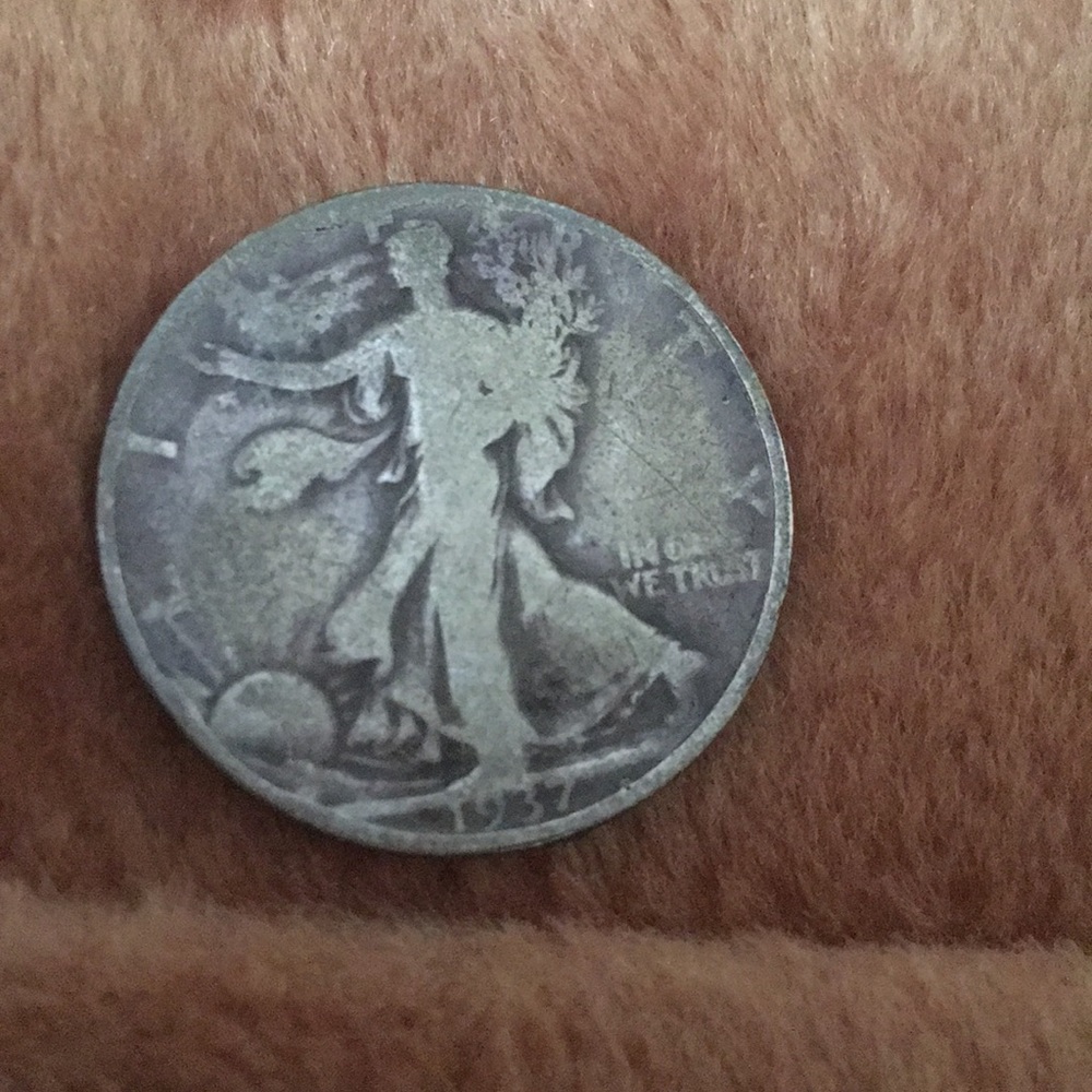 1937 half dollar coin, might contain more silver